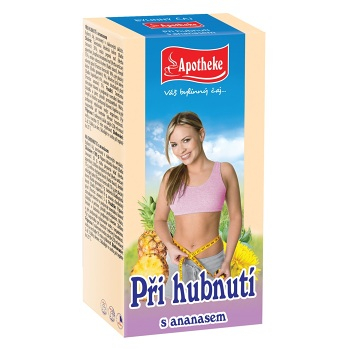 APOTHEKE  Pri chudnutí s ananásom čaj 20 vrecúšok (Bylinné čaje) - Bylinné