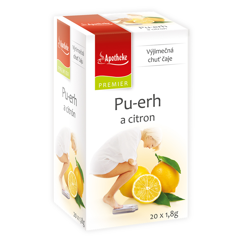 AP Čaj pu-erh a citrón 20 x 1,8 g
