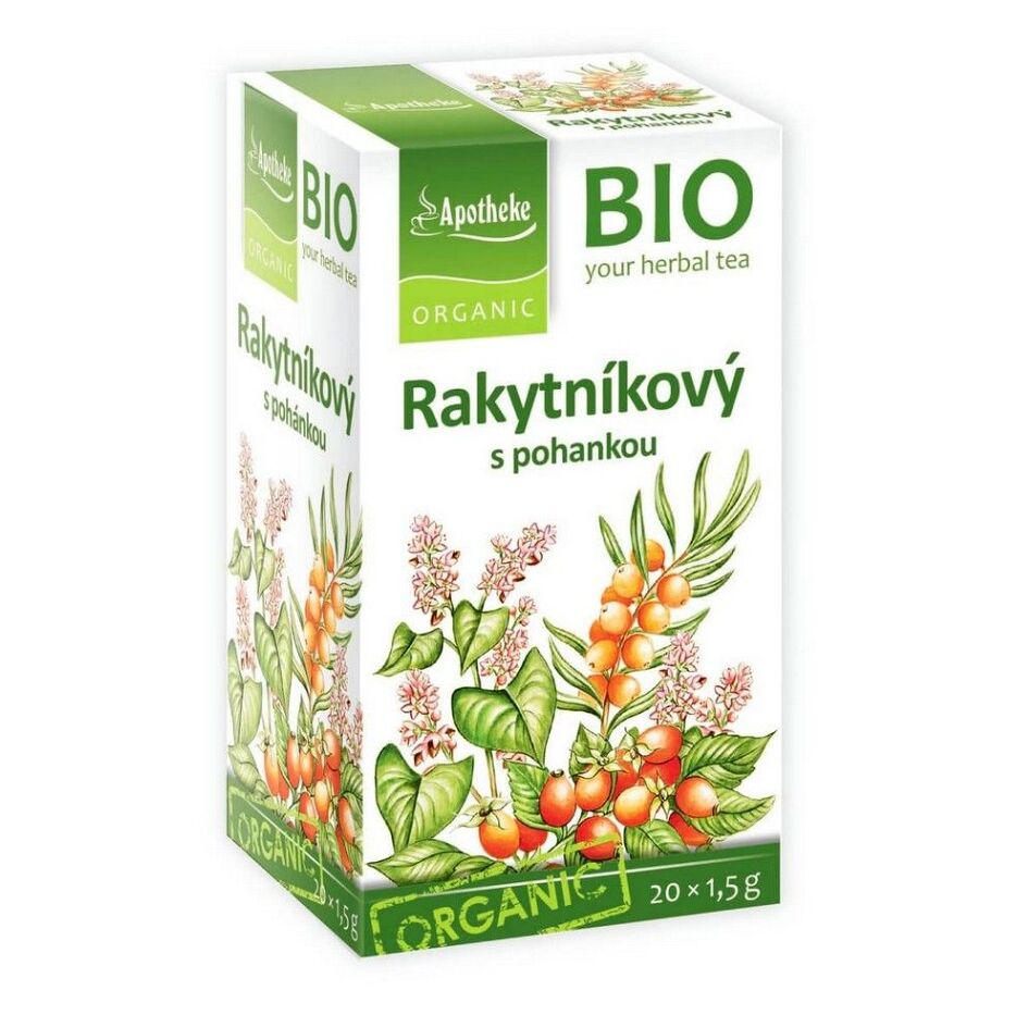 E-shop APOTHEKE Rakytníkovy čaj s pohankov BIO 20x1,5G