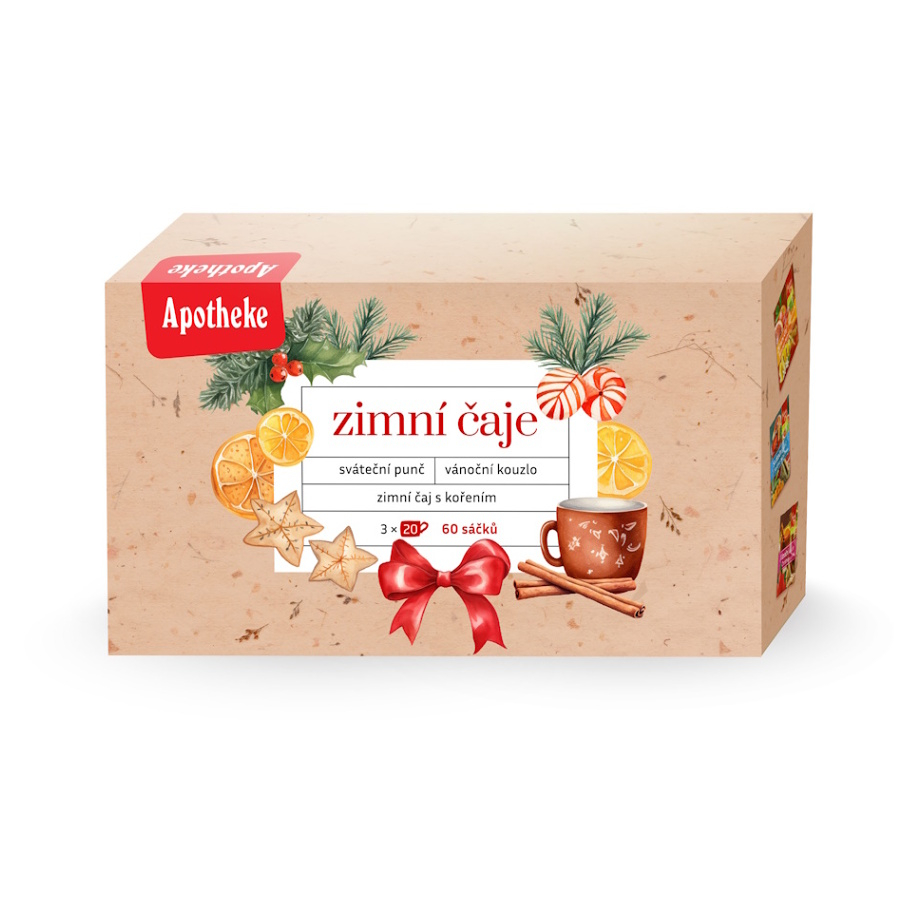 APOTHEKE Sada zimných čajov 60 sáčkov