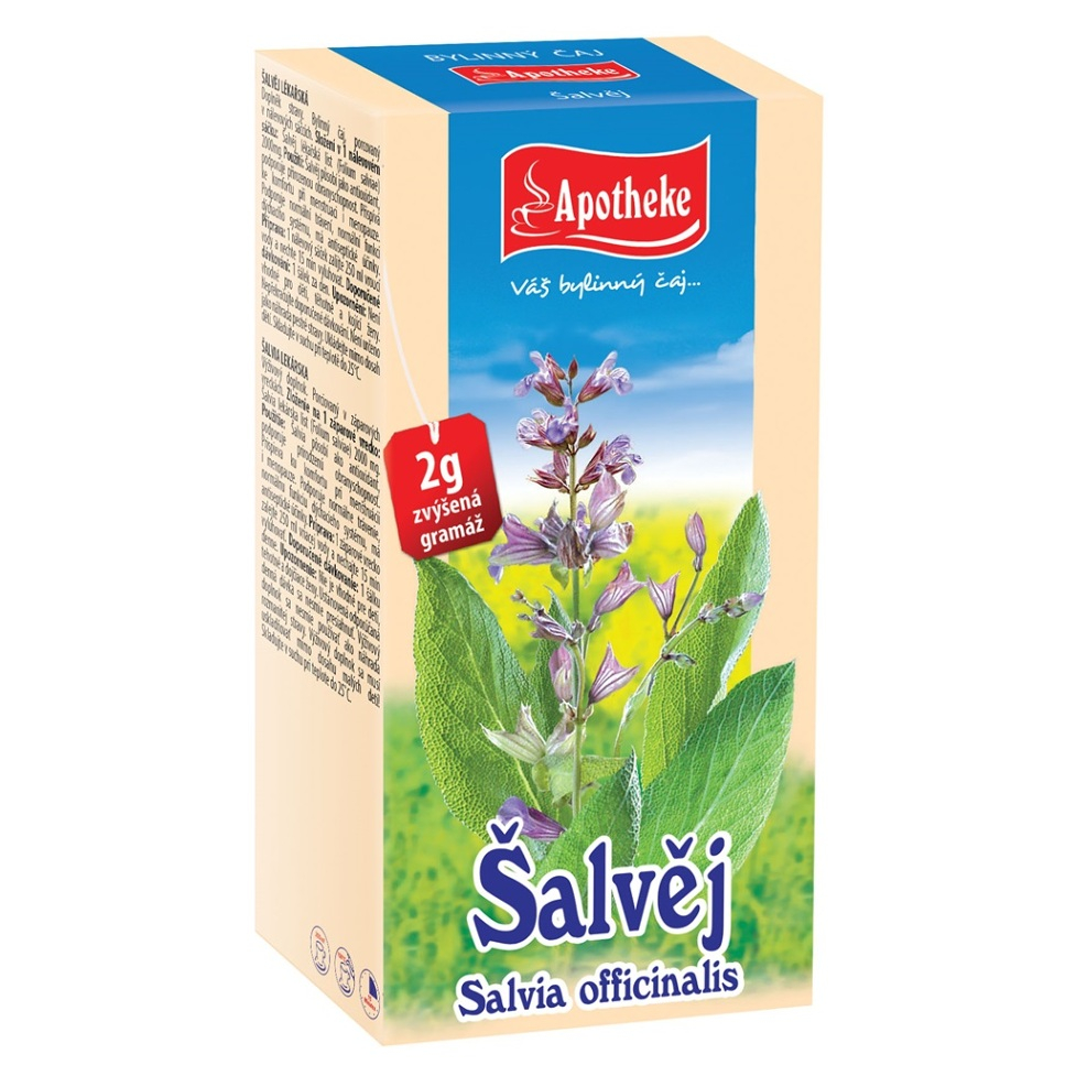 APOTHEKE Šalvia čaj 20 vrecúšok kúpite na Mojalekaren.sk