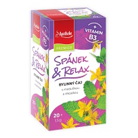 APOTHEKE Spánok a relax bylinný čaj + vitamín B3 20 sáčkov