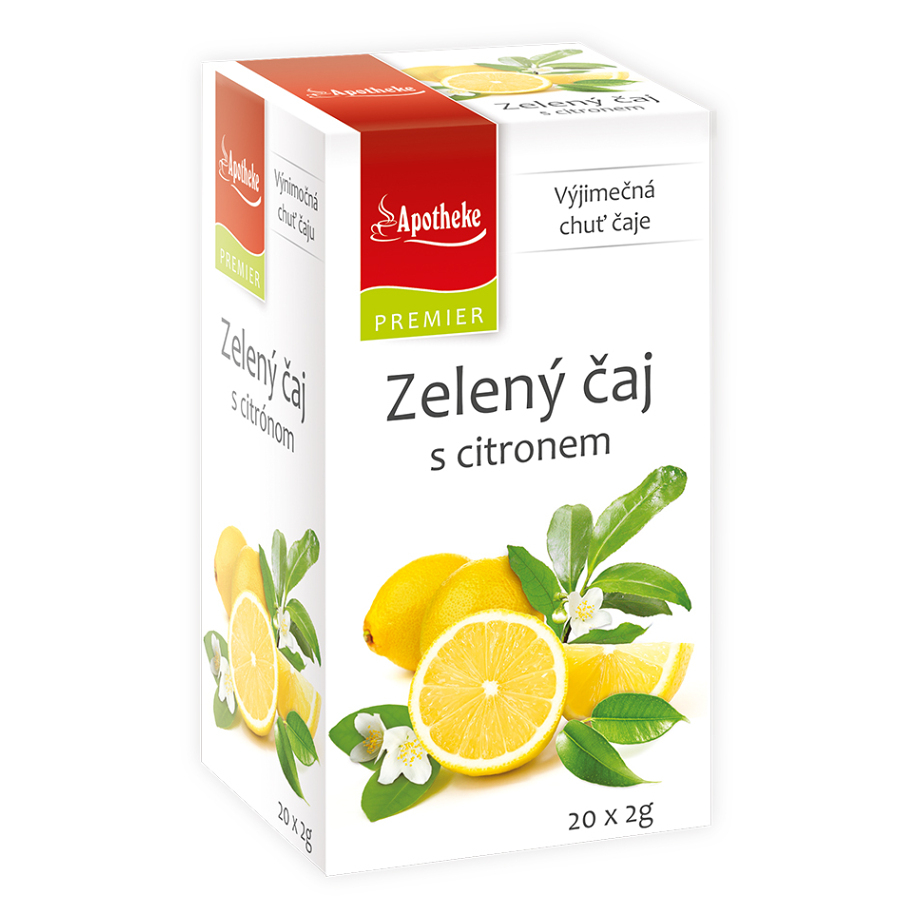 APOTHEKE Zelený čaj s citrónom 20 sáčkov