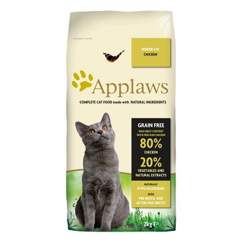 APPLAWS Senior cat chicken granule pre mačacie seniorov 1 ks, Hmotnosť balenia: 2 kg