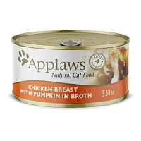 APPLAWS kuracie prsia a tekvica konzerva pre mačky 156 g