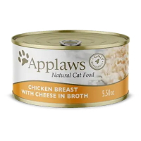 APPLAWS kuracie prsia a syr konzerva pre mačky 156 g