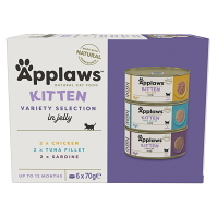APPLAWS Kitten MultiPack konzervy pre mačiatka 6x70 g