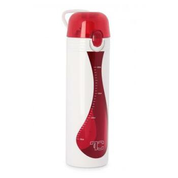 AQUARIUM - designová fľaša na nápoje červeno biela