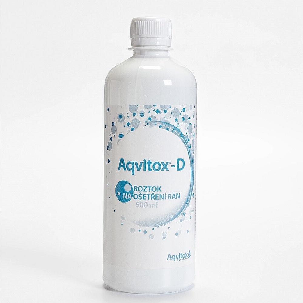 AQUASYSTEM Aqvitox D roztok na ošetrenie rán 500 ml