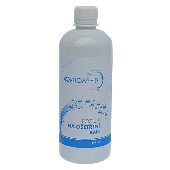 AQUASYSTEM Aqvitox D roztok na ošetrenie rán 500 ml (Na hojenie rán a vredov)