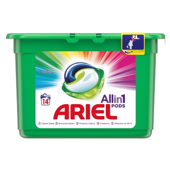 ARIEL Allin1 Pods Color Kapsule na pranie 14 praní