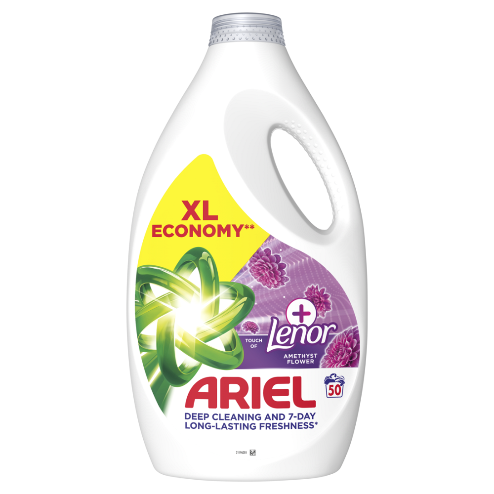 ARIEL Plus Amethyst tekutý prací gél 50 pranie 2,25 l