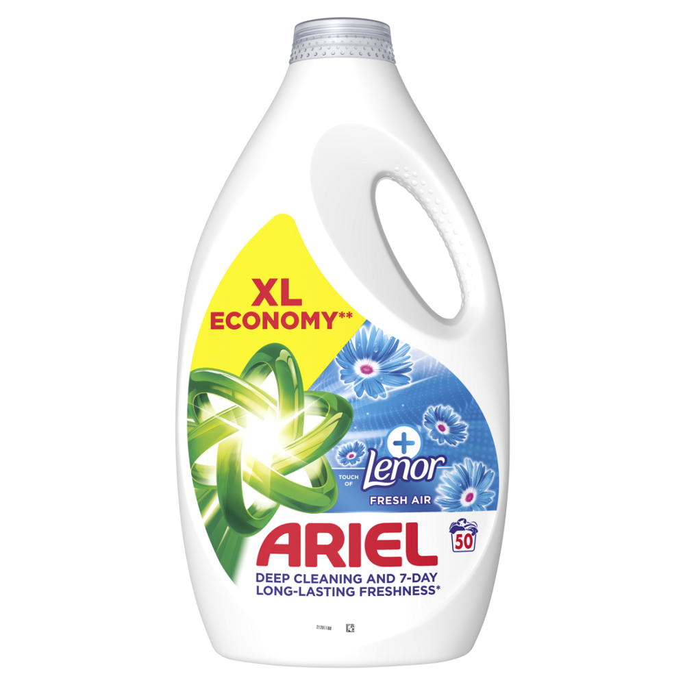 ARIEL Plus Fresh Air tekutý prací gél 50 pranie 2,25 l