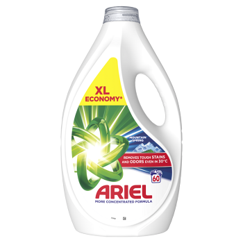 ARIEL Mountain Spring tekutý prací prostriedok 60 praní 2,7 l (Pracie gély)