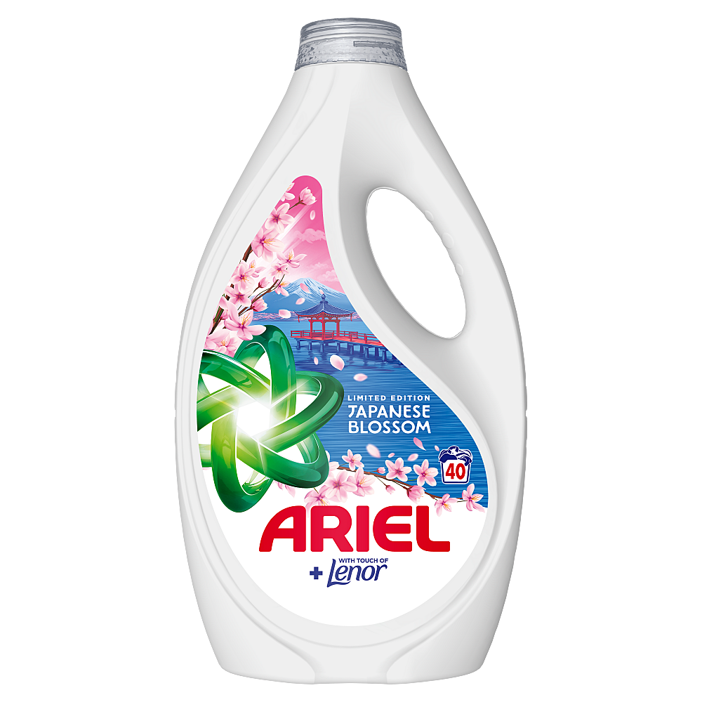 ARIEL Gél japanese blossom 40 praní 1,8 l
