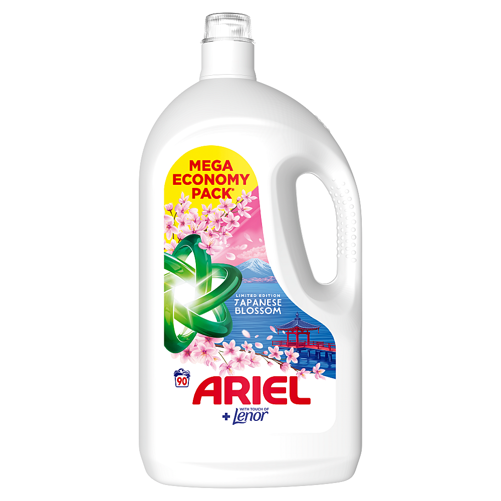 ARIEL Gél japanese blossom 90 pranie 4,05 l