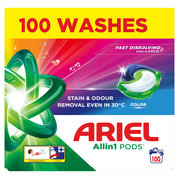 ARIEL Kapsuly na pranie Color Box 100 praní (Pracie kapsule, tablety)