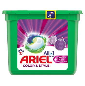 ARIEL Allin1 Color & Style + Complete Fiber Protection Kapsuly na pranie 23 PD