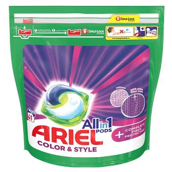 ARIEL Allin1 Color & Style + Complete Fiber Protection Kapsuly na pranie 41 PD