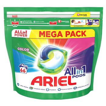 ARIEL Allin1 Pods Color Kapsuly na pranie 66 PD