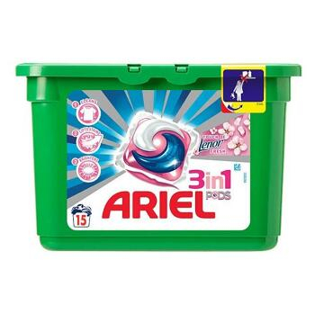 Ariel gelové kapsule Touch of Lenor 15 kusov