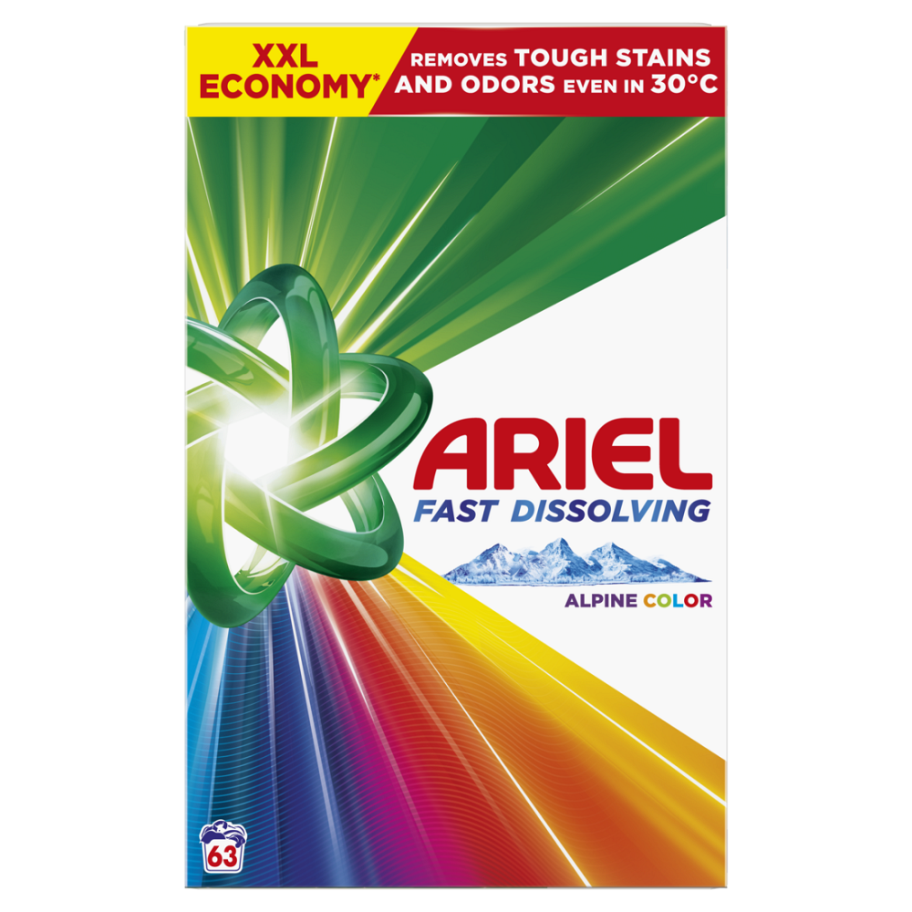 ARIEL Color prací prášok Box 63 pranie 3,465 kg