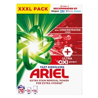 ARIEL  +Ultra Oxi Effect Prací prášok Box 70 praní 3,85 kg
