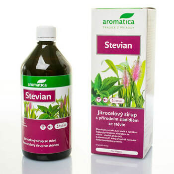 AROMATICA Stevian skorocelový sirup 210 ml