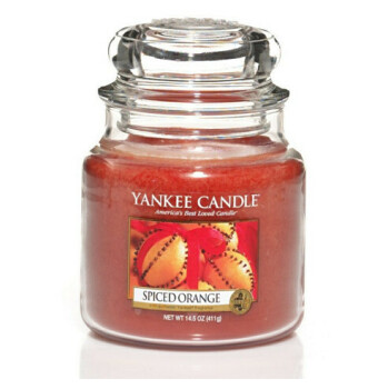YANKEE CANDLE Pomaranč so štipkou korenia (Spiced Orange) aromatická sviečka classic stredná 411 g