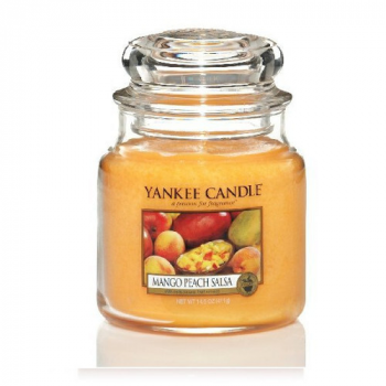 YANKEE CANDLE Mango Peach Salsa aromatická sviečka classic stredná 411 g