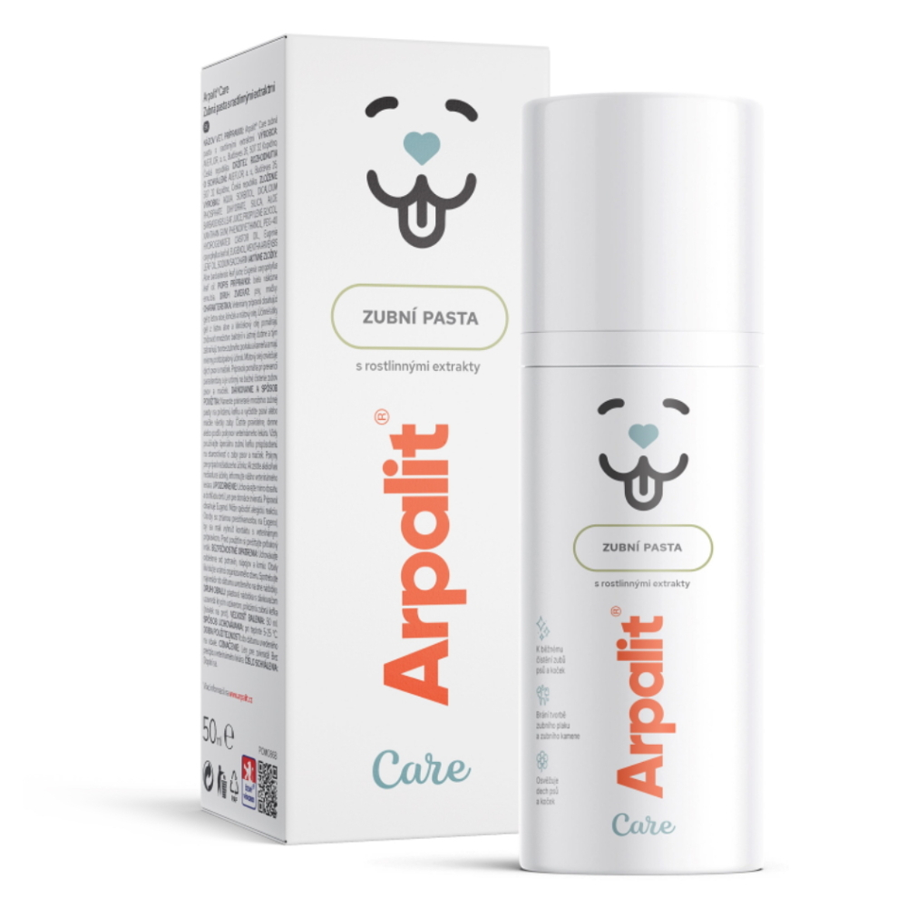 ARPALIT CARE Zubná pasta s rastlinnými extraktmi pre psov a mačky 50 ml kúpite na Mojalekaren.sk