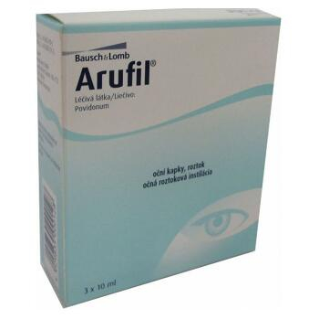 ARUFIL očná roztoková instilácia 3 x 10 ml