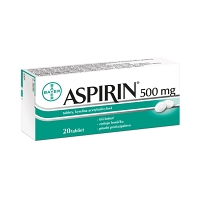 ASPIRIN&#174; 500 mg 20 tabliet