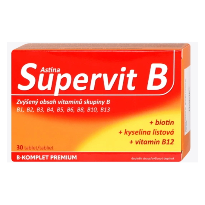 ASTINA Supervit B-komplet premium 30 tabliet kúpite na Mojalekaren.sk