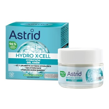 ASTRID Hydro X-Cell Hydratačný gél krém pre normálnu až zmiešanú pleť 50 ml