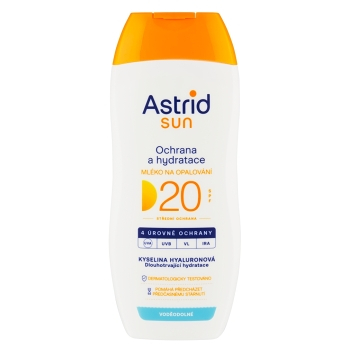 ASTRID Sun hydratačné mlieko na opaľovanie OF20 200 ml (Opaľovacie mlieka)
