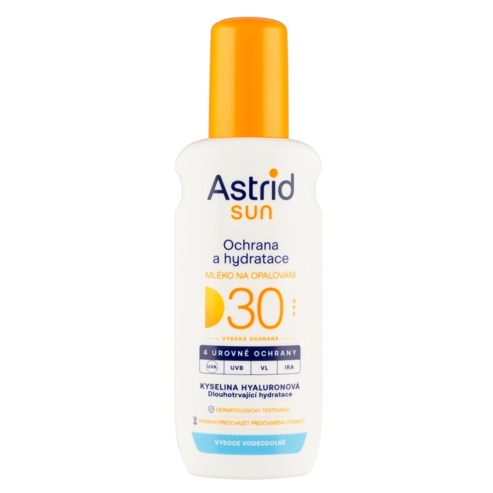 ASTRID Sun hydratačné mlieko na opaľovanie v spreji OF30 200 ml