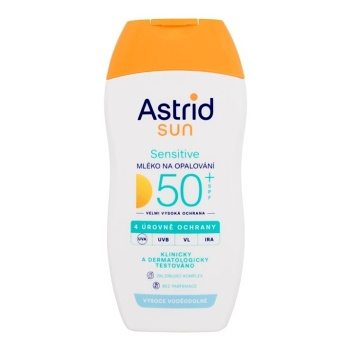 ASTRID Sun Mlieko na opaľovanie pre citlivú pokožku OF 50+ 150 ml