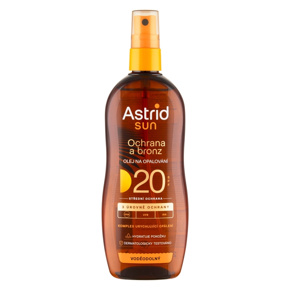 ASTRID Sun olej na opaľovanie OF20 200 ml
