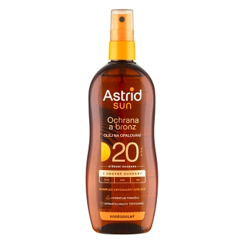 ASTRID Sun olej na opaľovanie OF20 200 ml (Opaľovacie oleje)