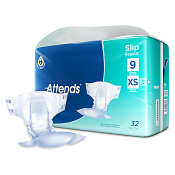 ATTENDS Regular 9 slip absorpčné nohavičky XS 32 kusov ()