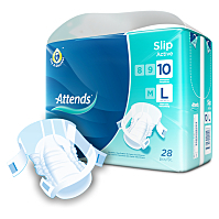 ATTENDS Slip Active 10 absorpčné nohavičky veľkosť L 28 kusov