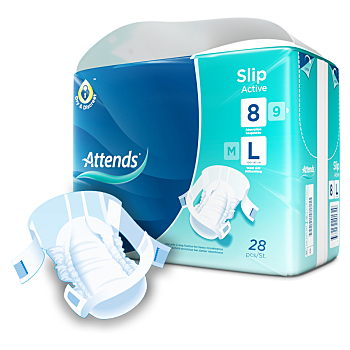 ATTENDS Slip Active 8 absorpčné nohavičky veľkosť L 28 kusov ()