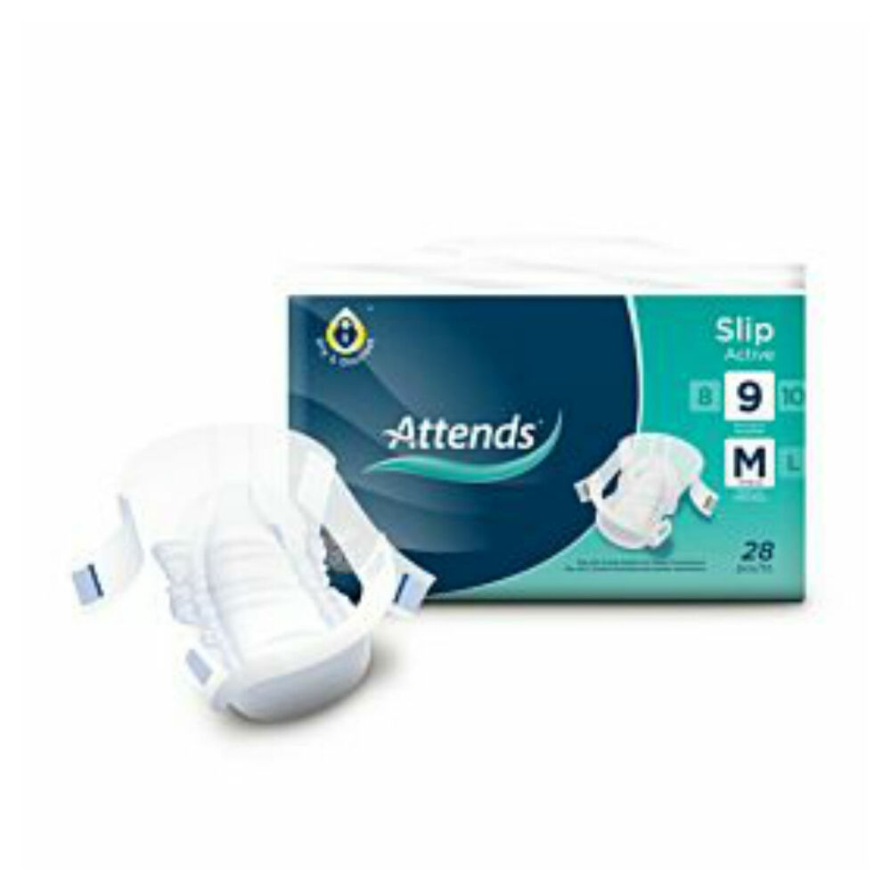 ATTENDS Slip active 9 absorpčné nohavičky veľkosť M 28 kusov