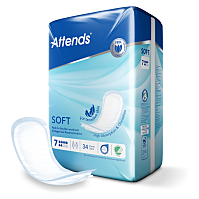 ATTENDS Soft vložné plienky 7 kvapiek 34 kusov