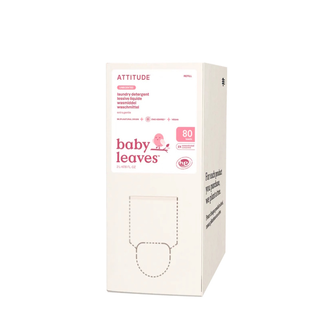 ATTITUDE Prací gél pre deti bez vône náhradný kanister 2 l
