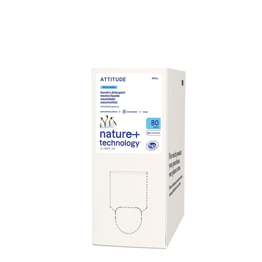 ATTITUDE Prací gél s vôňou lúčnych kvetov - náhradný kanister 2 l