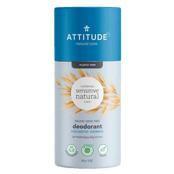 ATTITUDE Prírodný tuhý dezodorant Super leaves Bez sódy a bez vône 85 g