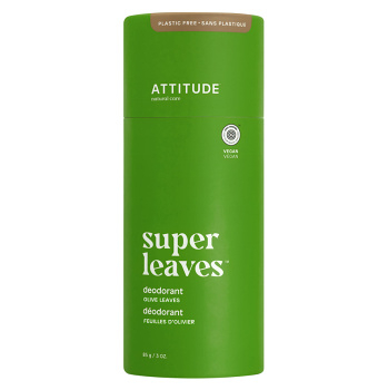 ATTITUDE Super leaves Prírodný tuhý dezodorant Olivové listy 85 g (Prírodné dezodoranty a antiperspiranty) - Prírodné