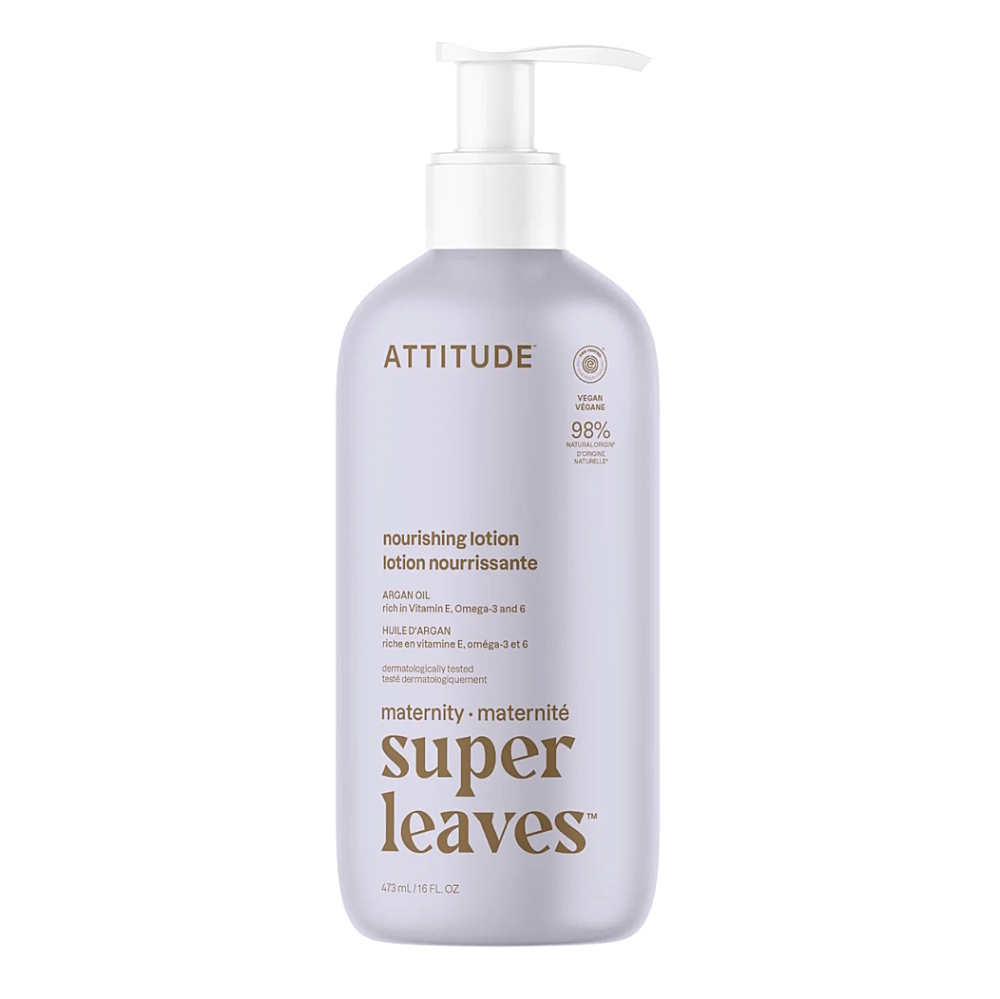 E-shop ATTITUDE Super leaves Maternity telové mlieko pre tehotné s arganom 473 ml